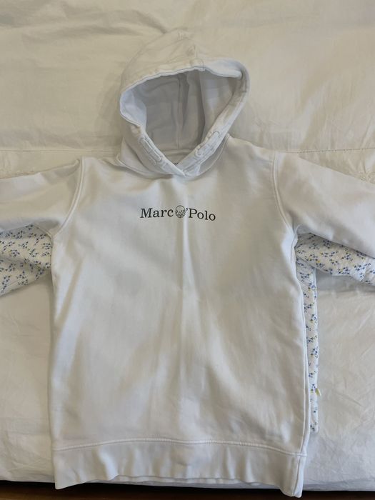 Белые свитшот и кардиганы для девочки Petit Bateu,Marc O polo