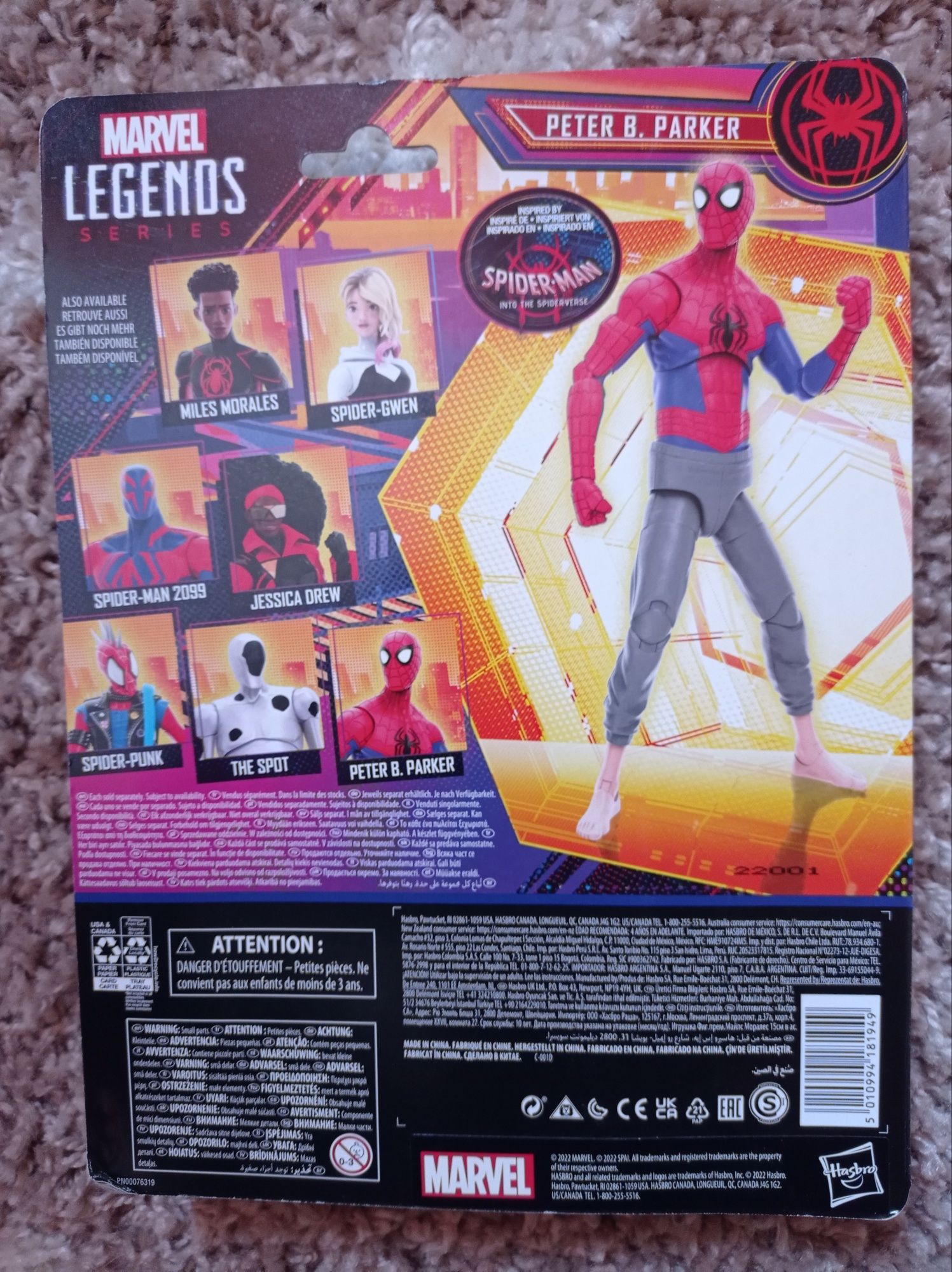 Marvel Legends Peter B. Parker / Into The Spider-Verse