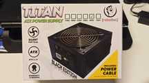 Zasilacz rebeltec titan Black 600w 12cm fan pfc nowy