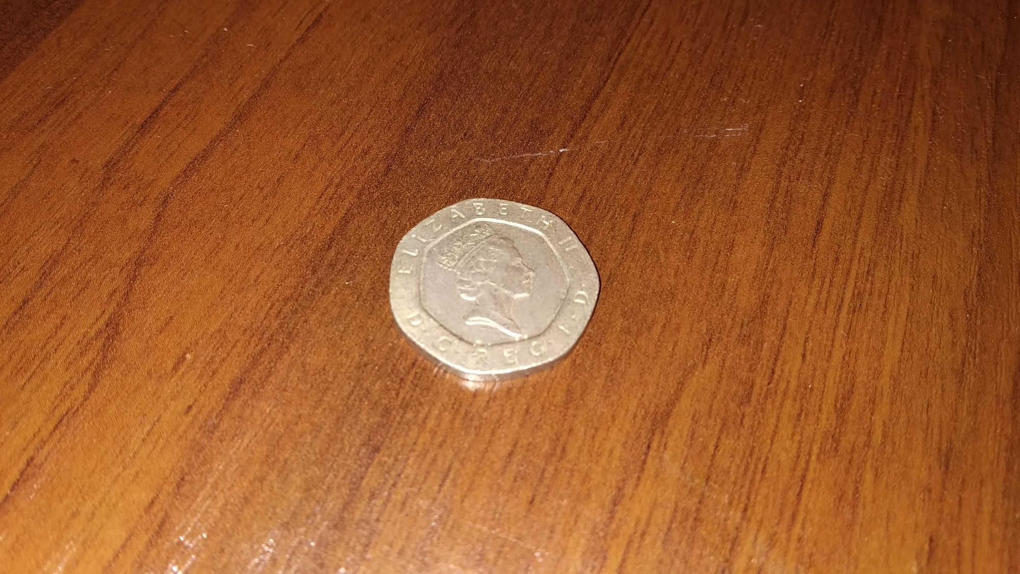 20 pensów brytyjskich 1993, twenty pence GB, numizmatyka