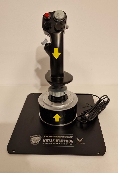 Joystick THRUSTMASTER Hotas Warthog (PC)  Bliski nowemu, gw, okazja !