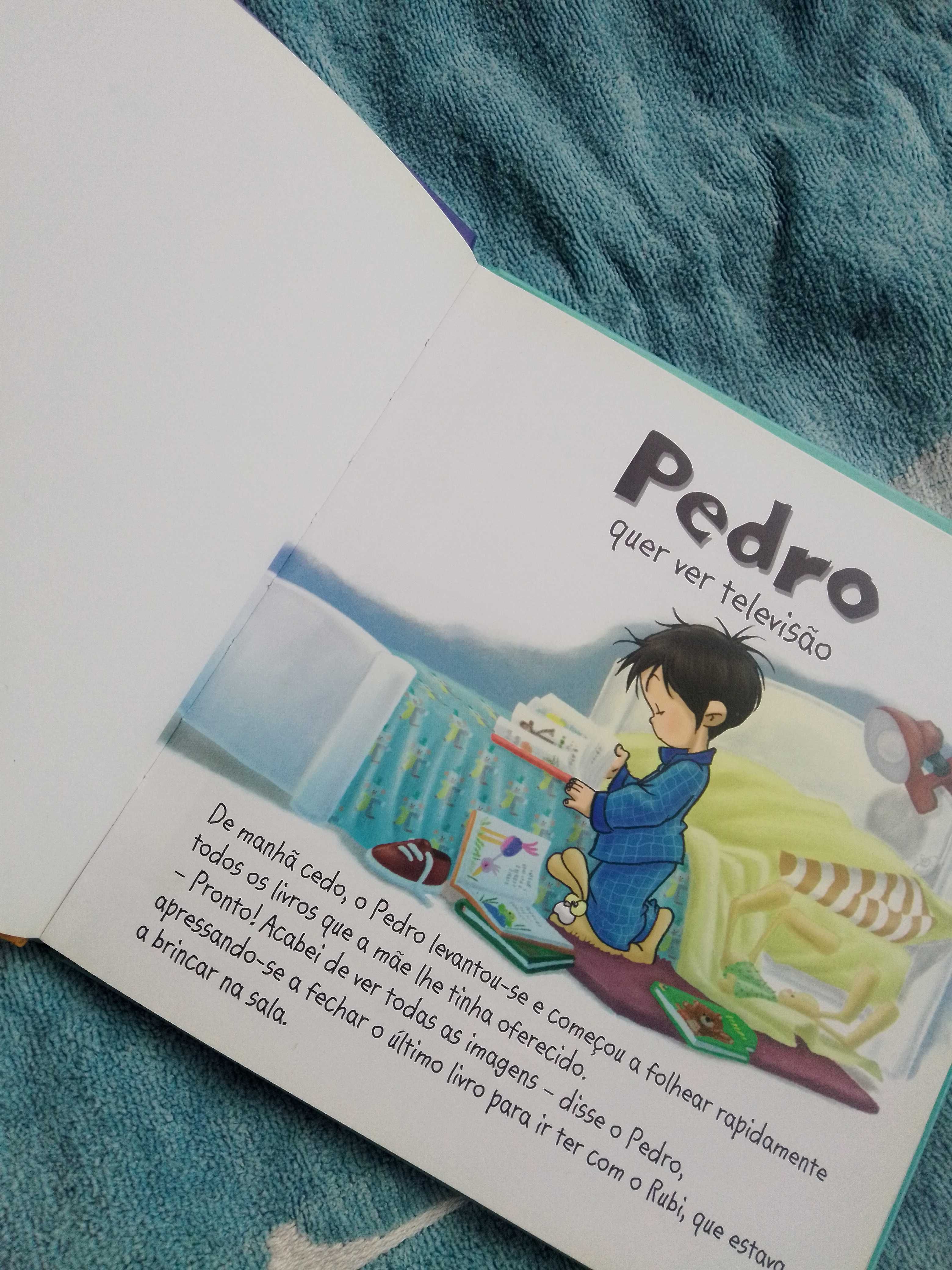 Livro Infantil Pedro quer ver televisão