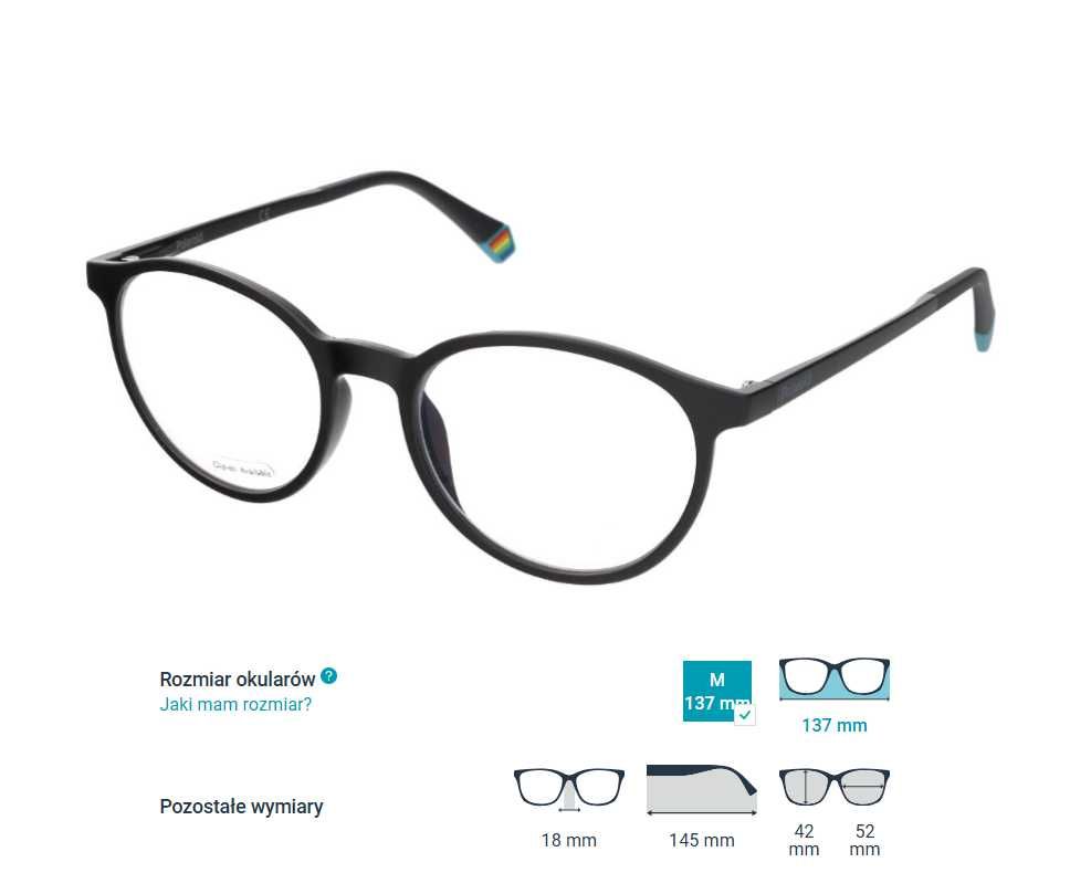 Okulary korekcyjne + nakładki przeciwsłoneczne Polaroid Unisex