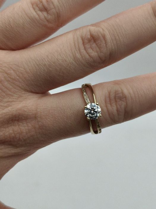 Złoty Pierścionek R.16 Pr.585 Nowy Zapraszamy