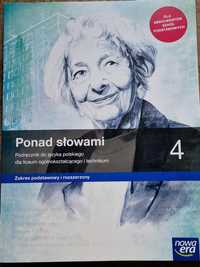 Ponad słowami 4 zakres podstawowy i rozszerzony język polski