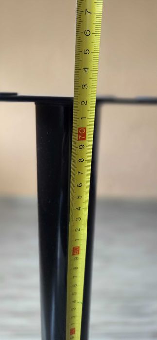 Podstawki 2 szt. pod kolumny 73 cm czarne SUPER STAN