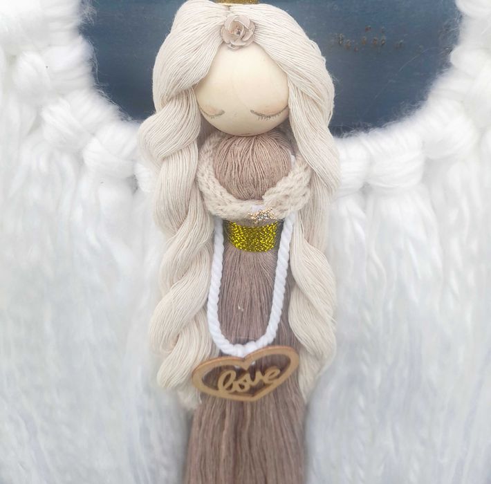Decoração Anjo  branco