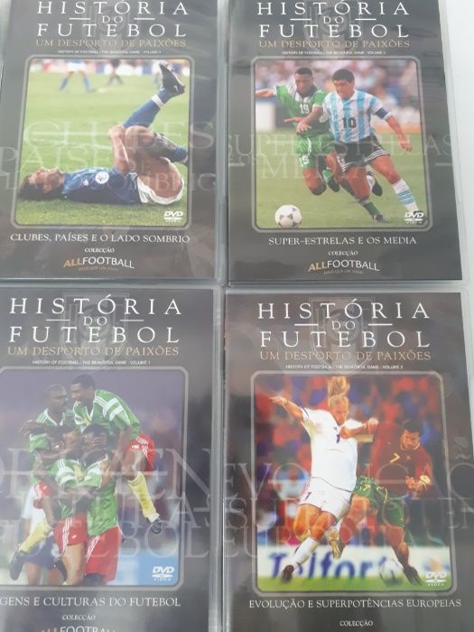 A História do Futebol 5 DVD's + 1