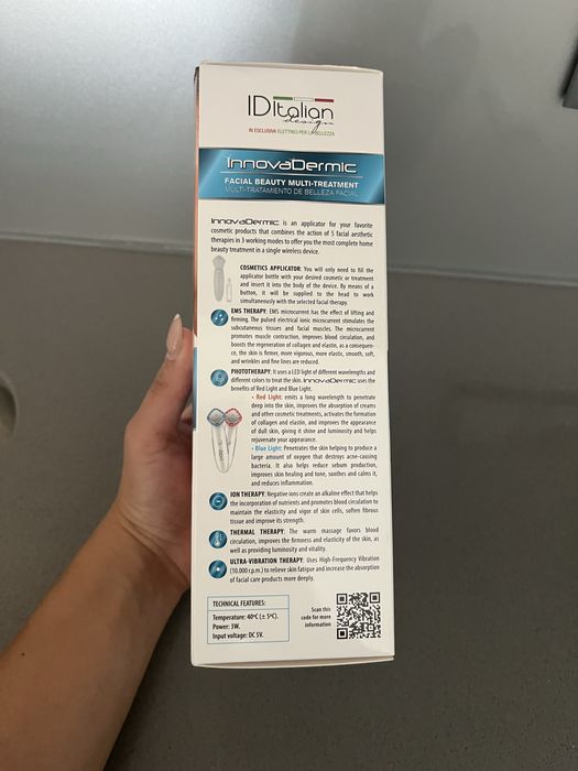 Aplicador de creme com 5 tipos diferentes de terapias selado c garanti