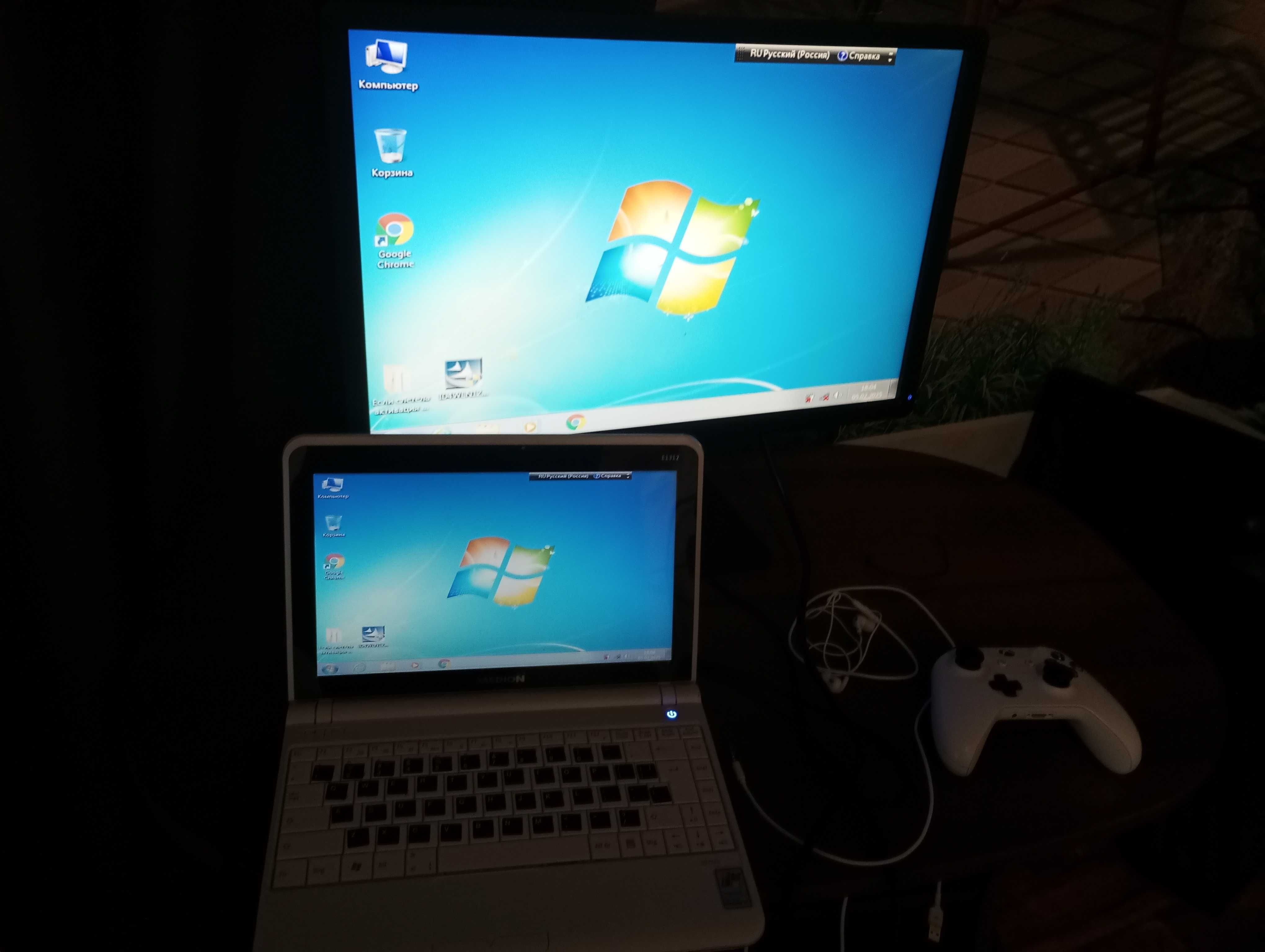 Недбук Medion E1312 AMD Sempron 210U / 2 GB DDR2 /240 GB SSD2.5. -нова