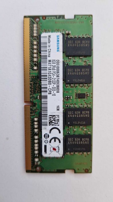 оперативна  пам'ять Crucial Samsung ddr 4, 2133 SoDimm 1.2v
