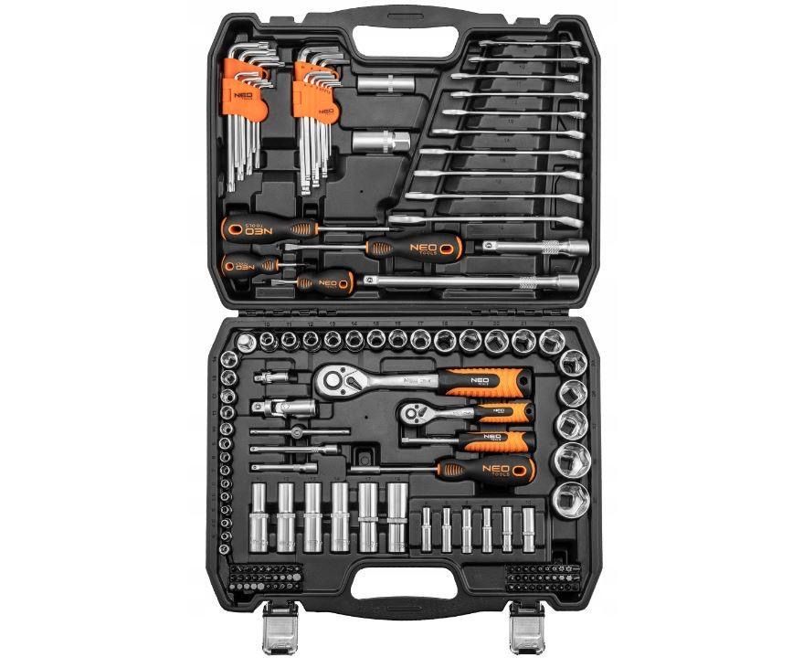 Набір інструментів NEO Tools 10-210 1/2" 1/4" 150 предметів у кейсі