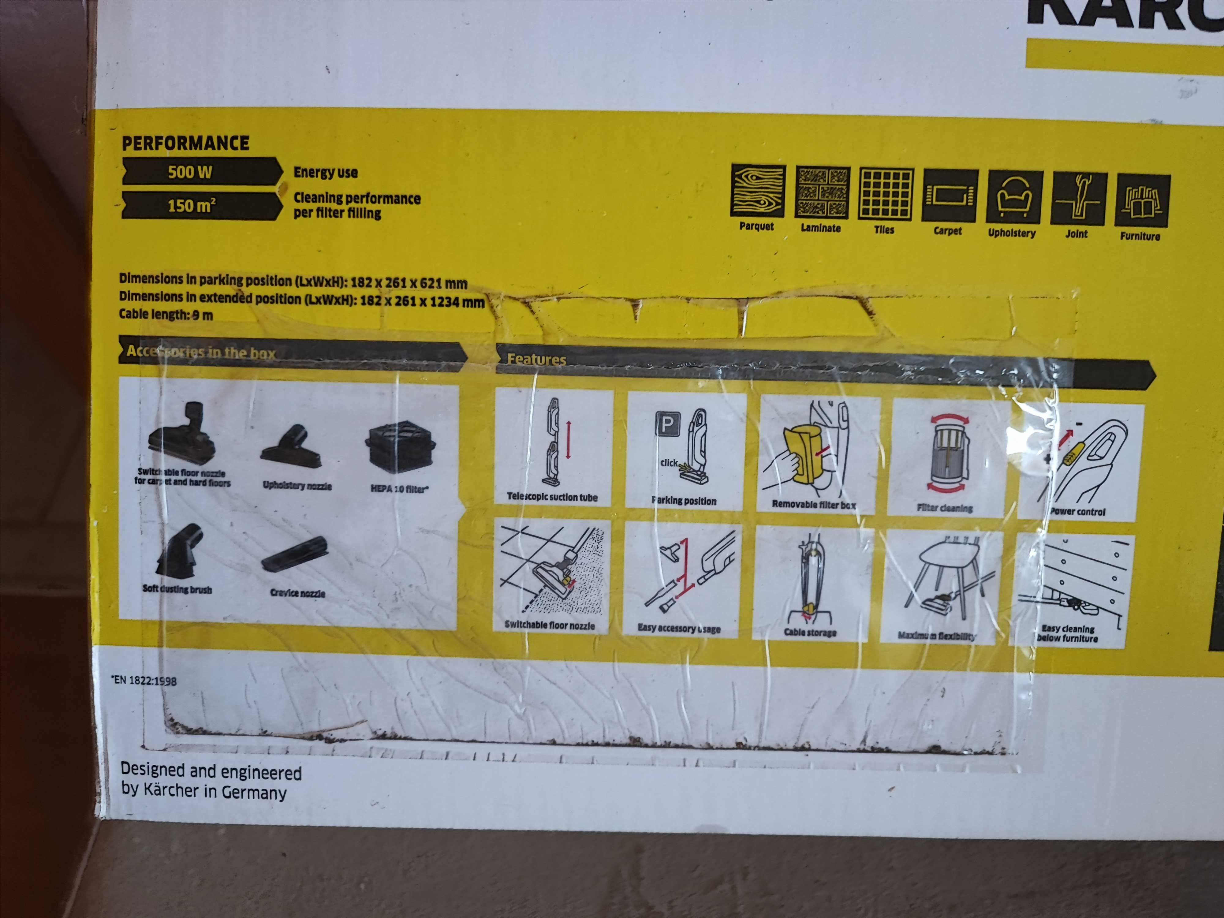 Пылесос KARCHER VC 5 premium  в идеальном состоянии