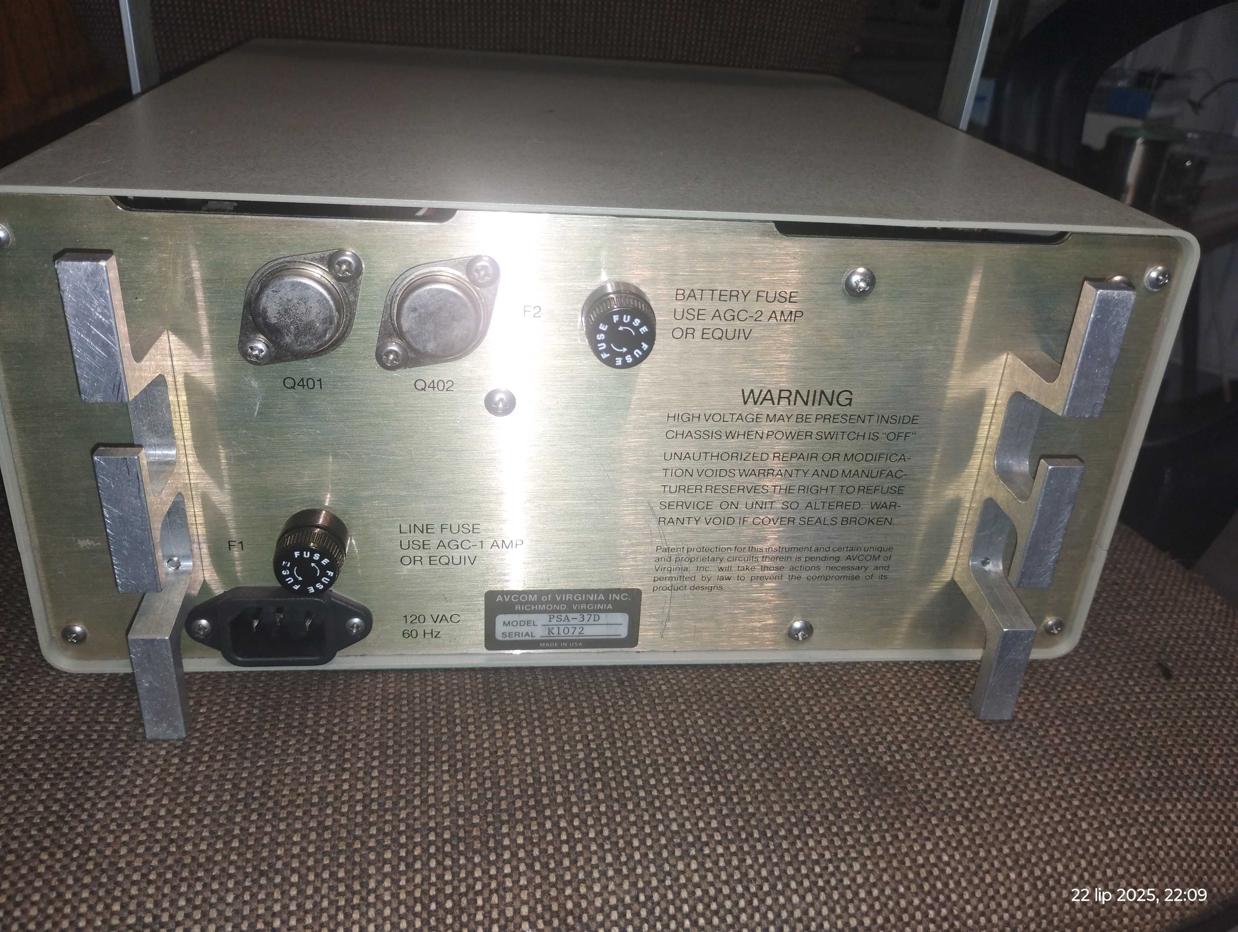 Analizator widma Avcom PSA37D 4,2GHz