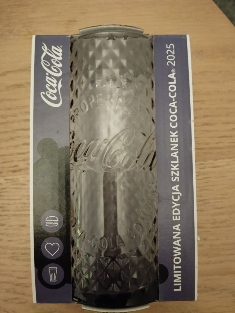 Szklanka coca cola edycja limitowana.