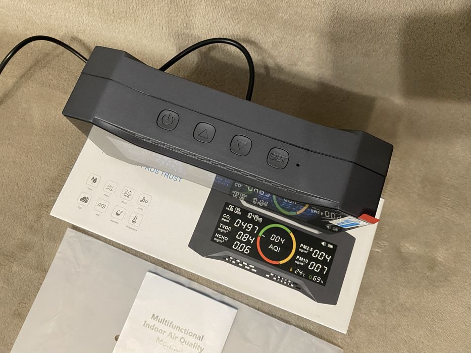 8в1 Детектор качества воздуха Температуры Влажности Carefor CF-20