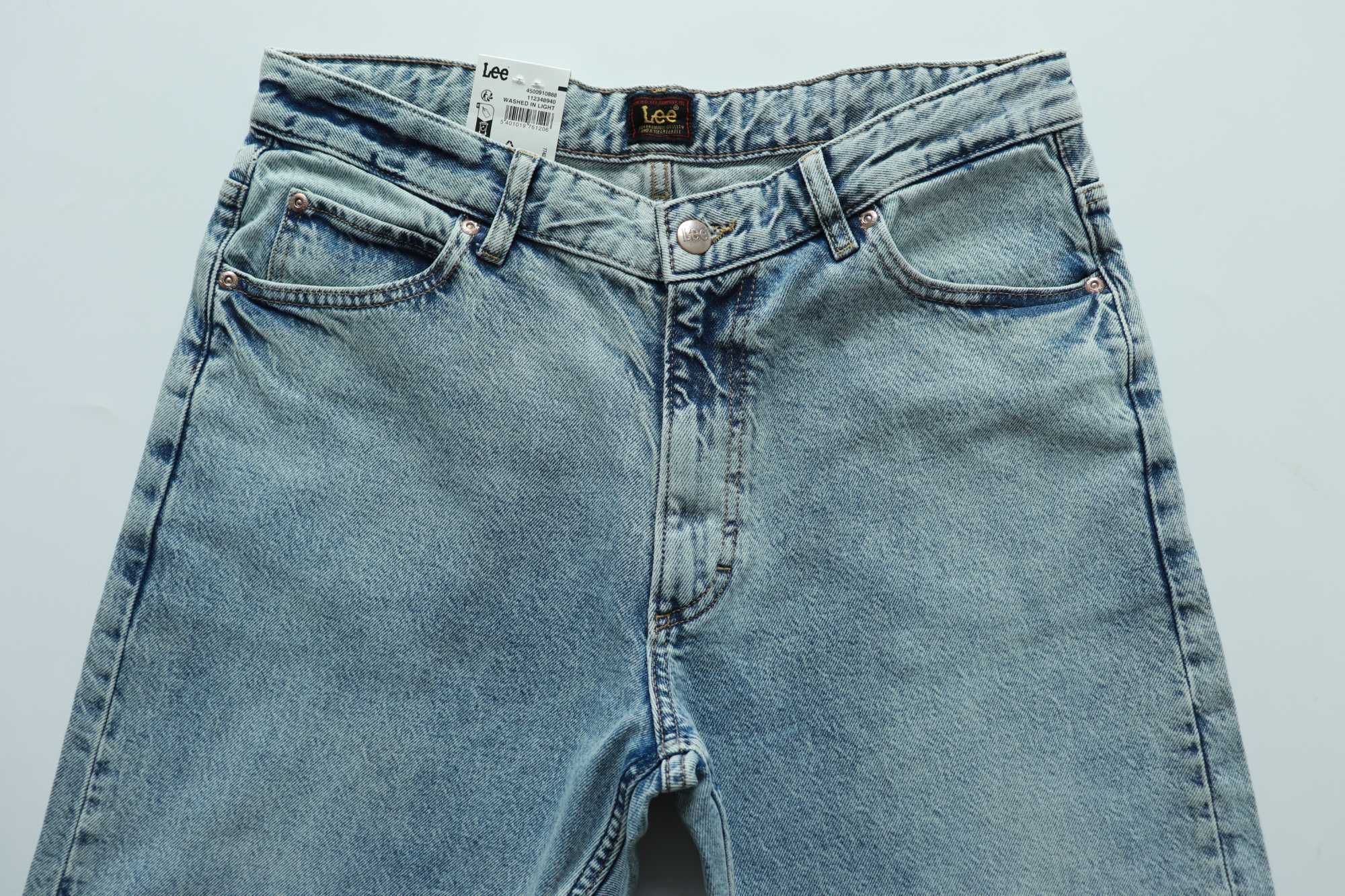 LEE RIDER JEANS W32 L31 damskie spodnie jansy slim straight nowe