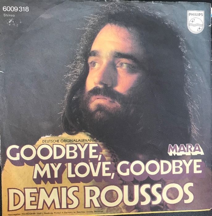 Disco Vinil -Demis Roussos – Goodbye, My Love, Goodbye