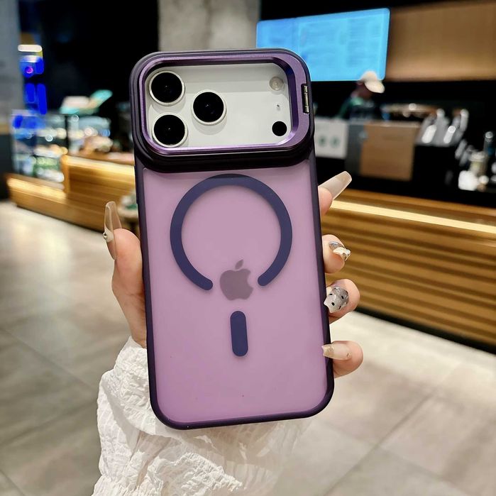 Capa IPhone 17 com suporte e magsafe - Portes envio grátis