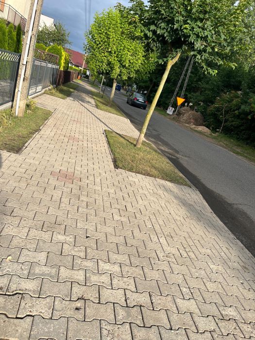 Mycie kostki brukowej/czyszczenie tarasów