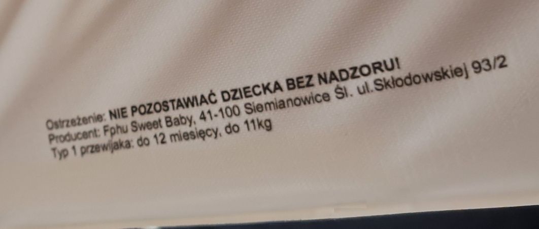 Przewijak na lozeczko