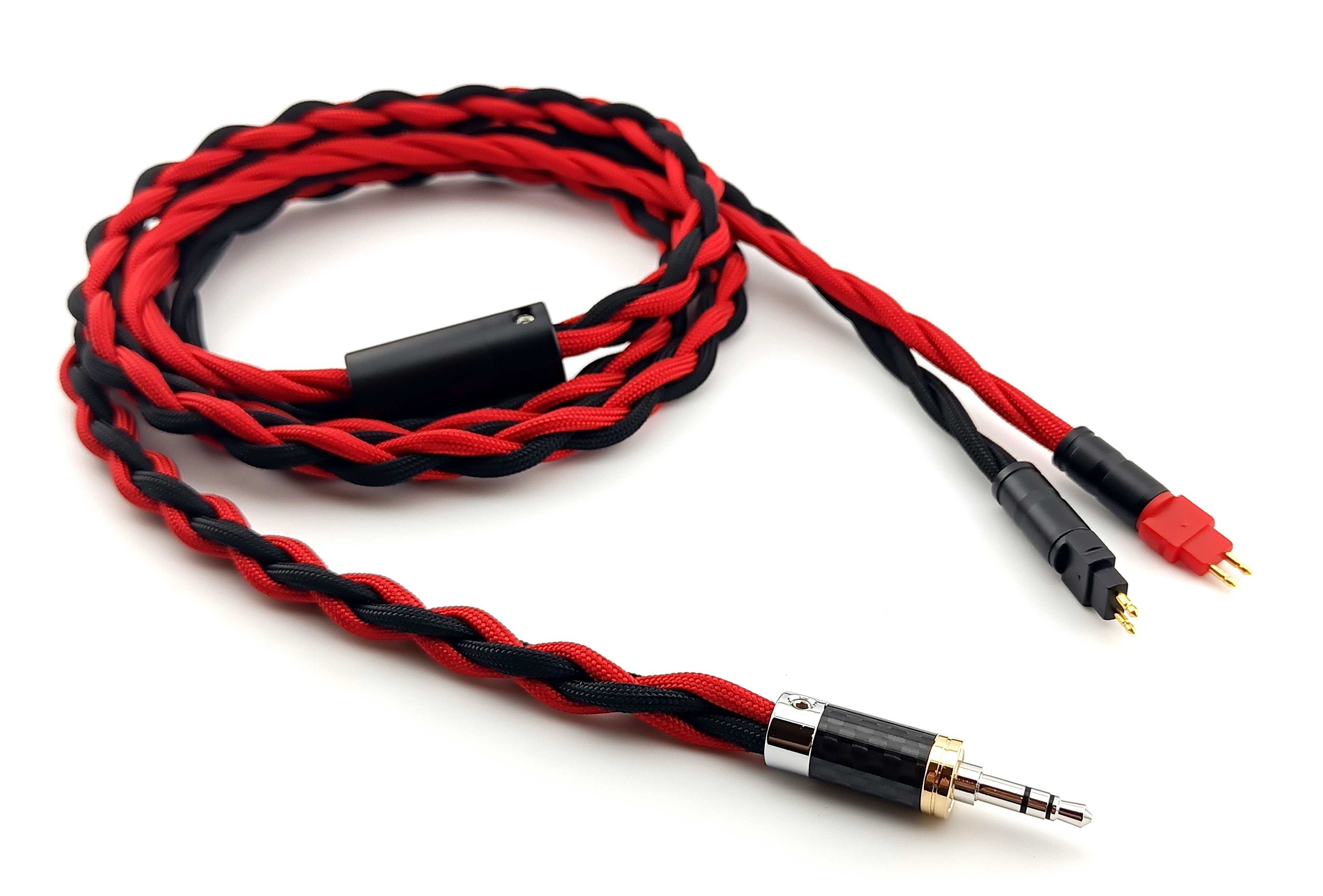 Ręcznie wykonany kabel do słuchawek SENNHEISER kolory, wtyk 3,5mm