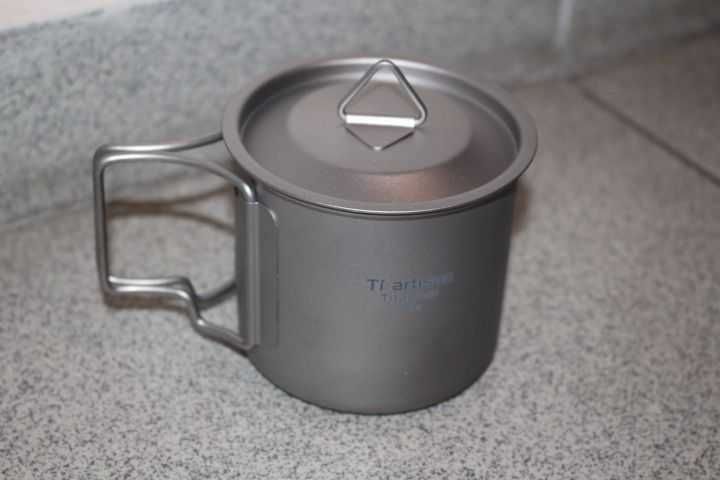 Титановая кружка titanium 350ml. Легкая чашка из титана Титанове горня