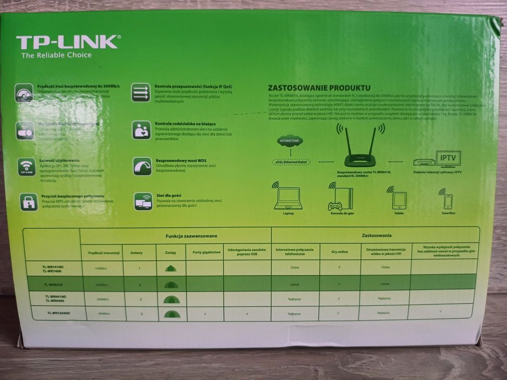 TP-LINK Router bezprzewodowy 300 Mb/s