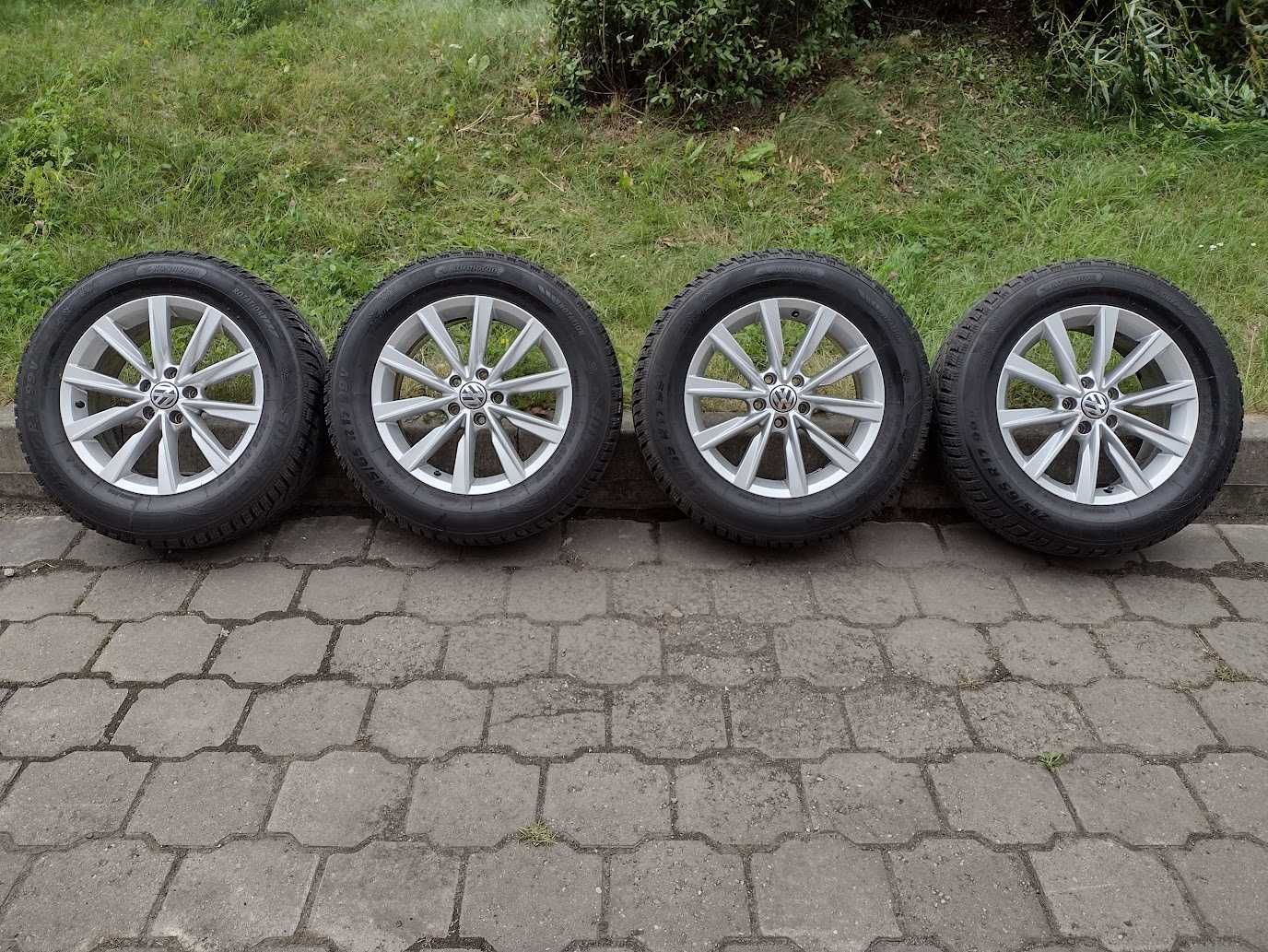 Koła zimowe VW TIGUAN passat caddy inne 5x112 17" opony zimowe 215x65