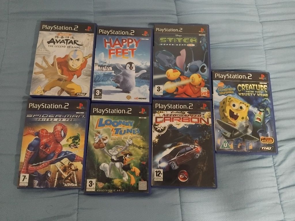 PS2 a funcionar perfeitamente com 22 jogos