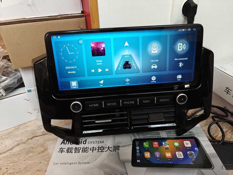 Штатная магнитола Mitsubishi Pajero 4 V97 android 07-20 GPS WiFi QLED