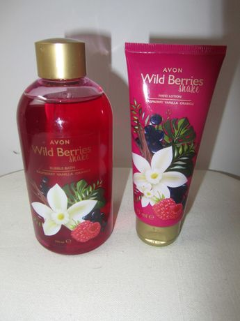 Avon Wild Berries Snake -zestaw( płyn+krem do rąk)