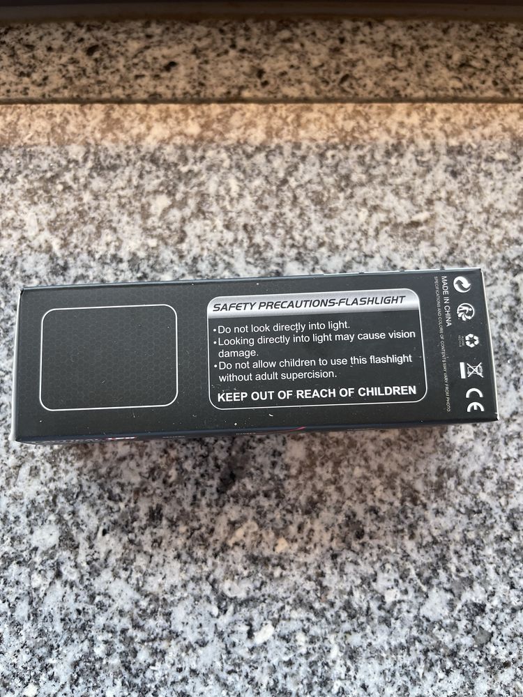 Lanternas flashlight tactical led super forte