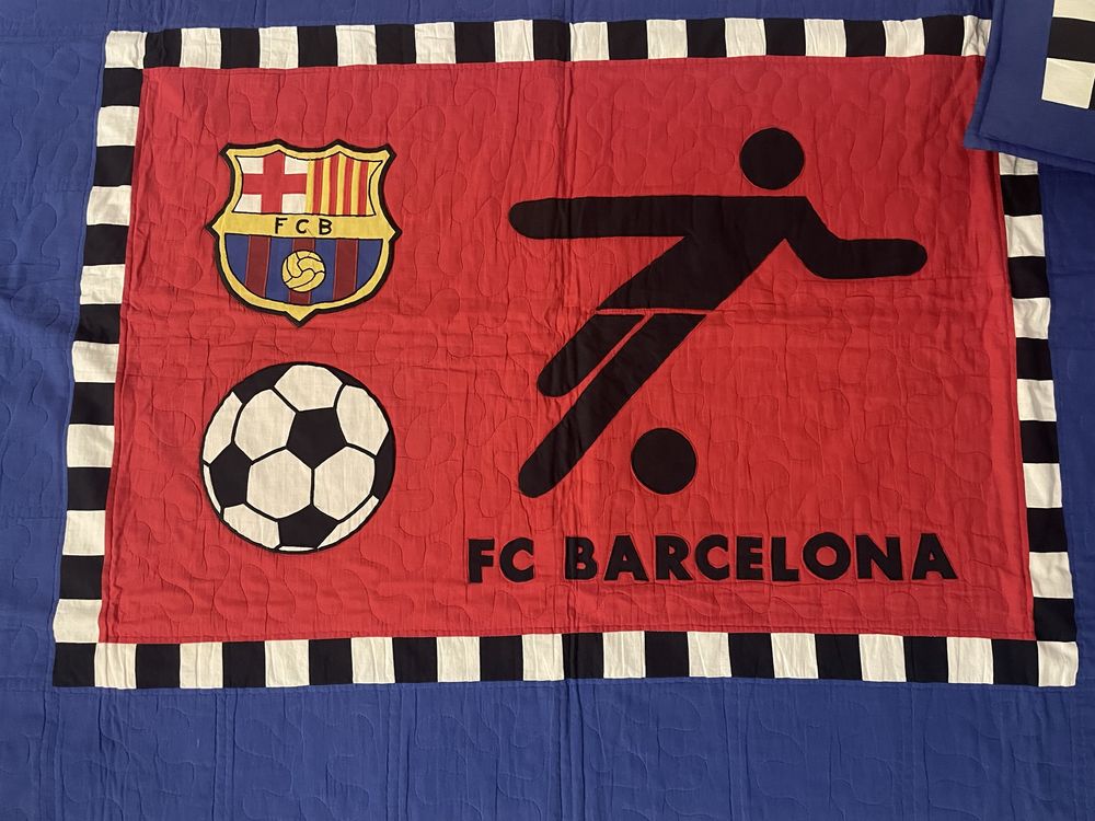 Narzuta na łóżko FC Barcelona