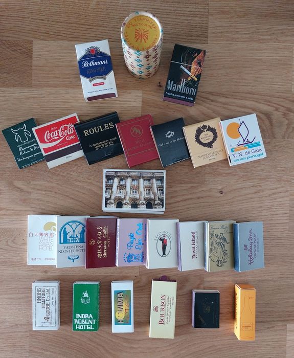 Caixas de fósforos publicitárias