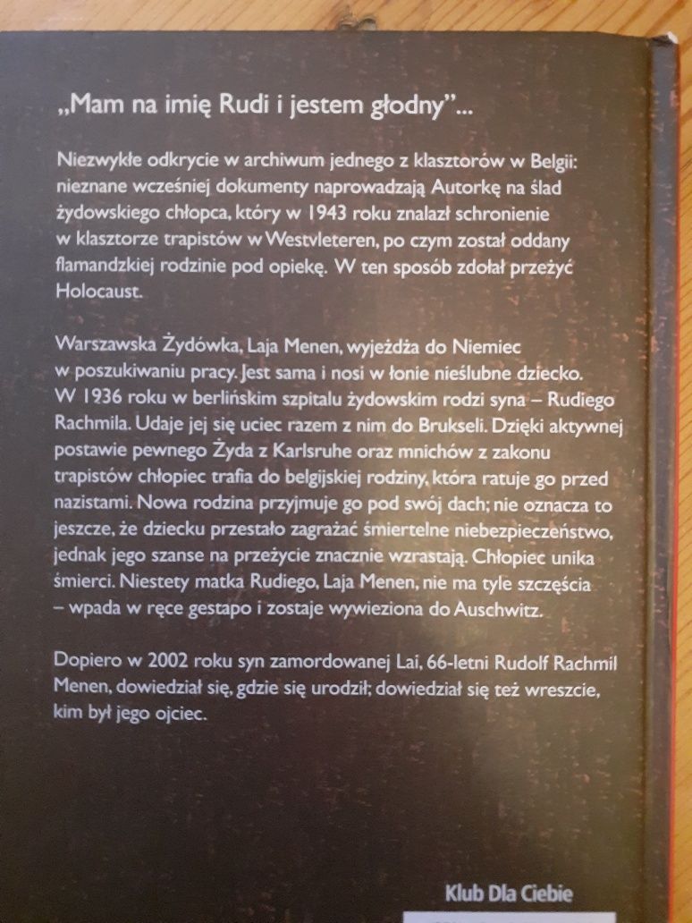 Książka "Nikomu nie mów, że na imię ci Rachmil"