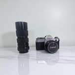 Canon AE-1 zestaw z obiektywami