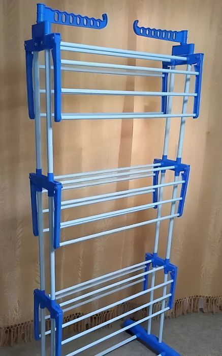 складана сушарка для одягу, білизни  вертикальна |Сушилка одежды белья