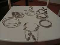 6 Pulseiras/braçadeiras BIJUTERIA