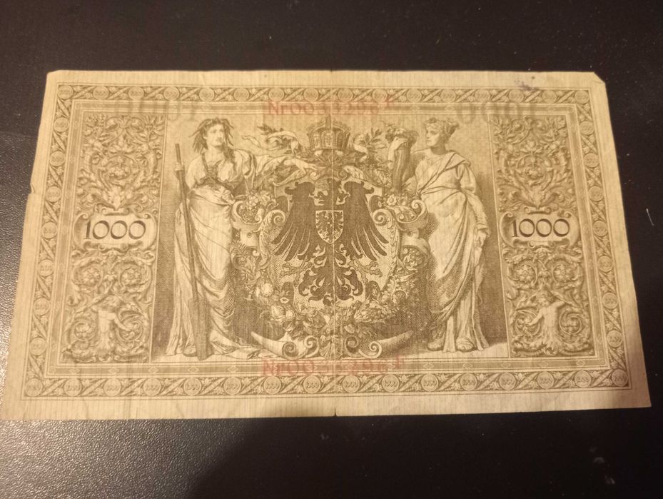 Banknot niemiecki z 1910
