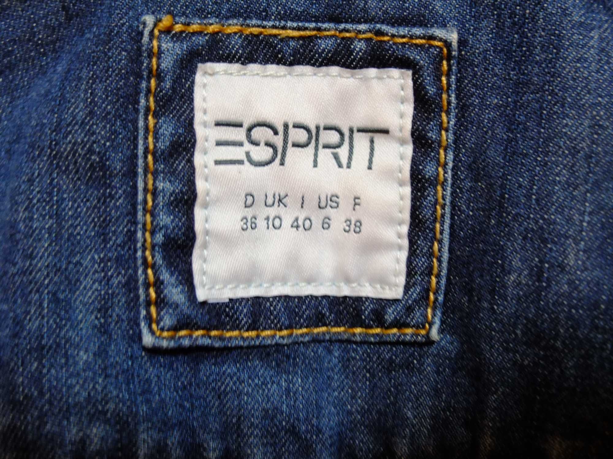 Sukienka szmizjerka jeans Esprit 36 S