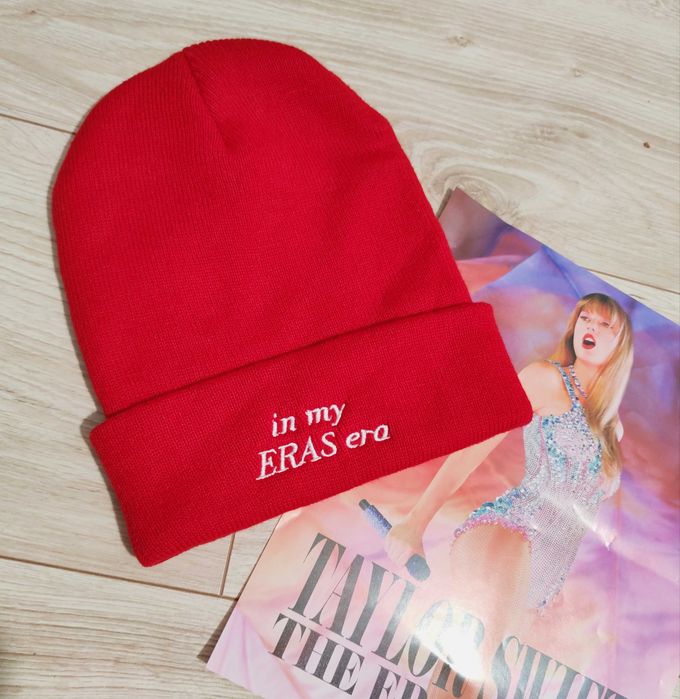 Czerwona czapka zimowa Taylor Swift Eras Tour