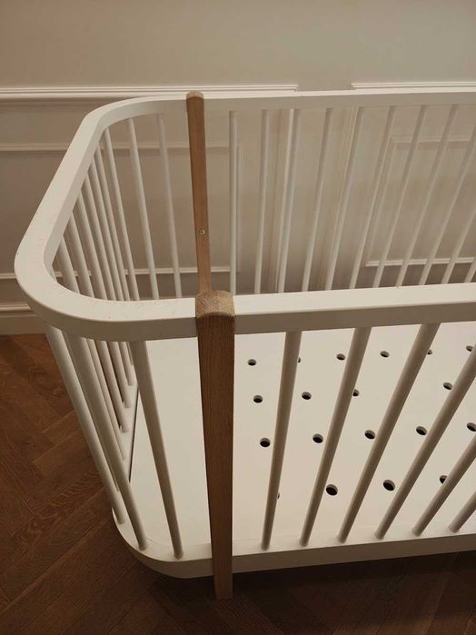 Łóżeczko dziecięce Oliver Furniture Wood Cot White/Oak