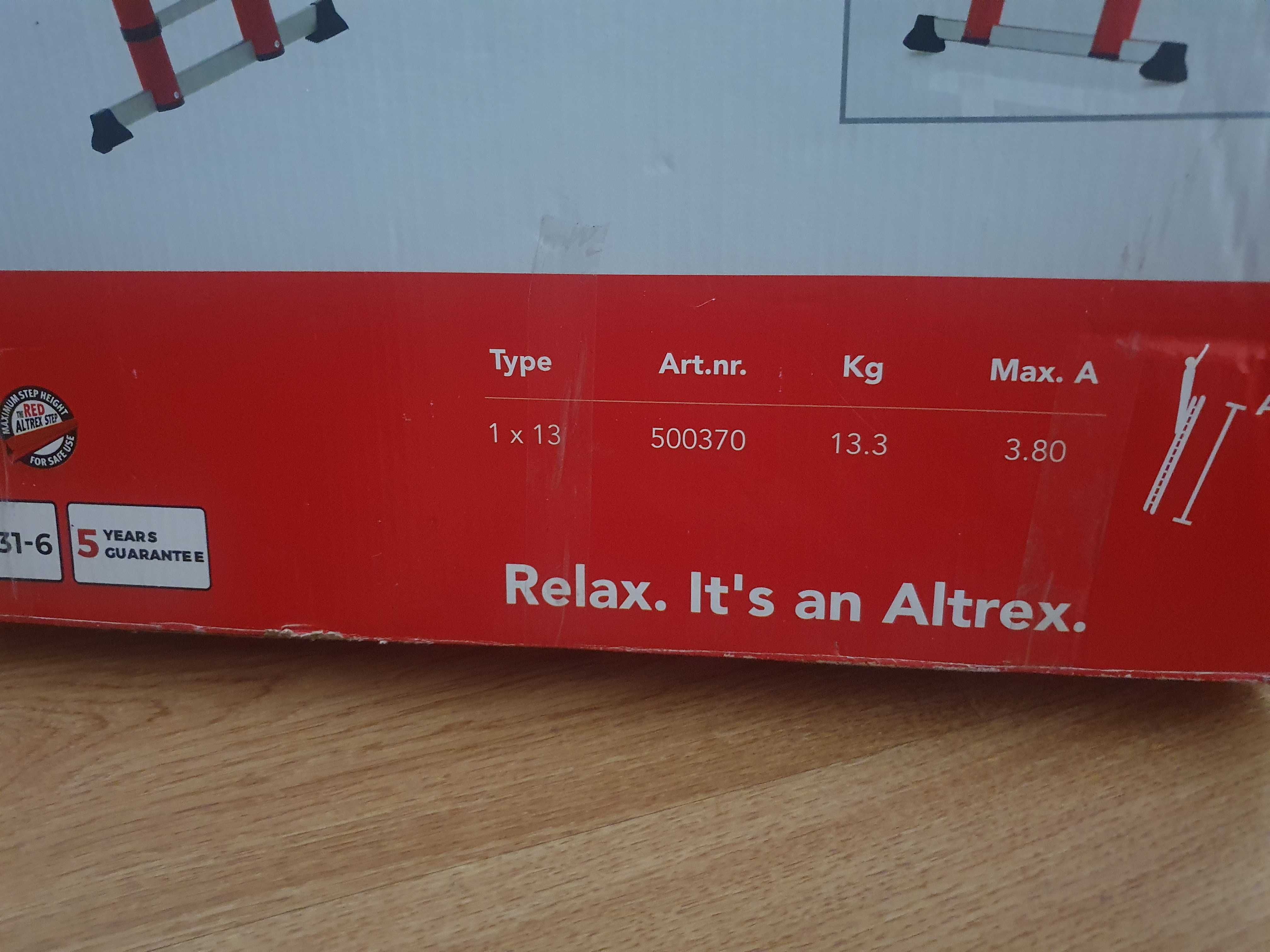 Drabina teleskopowa 1x13 SMART UP GO ALTREX