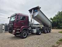 MAN TGS 18.470 4X4 Reduktor Most Zestaw Patelnia Wywrotka Euro6 Carnehl Ciągnik siodłowy Naczepa Hydraulika Mulda