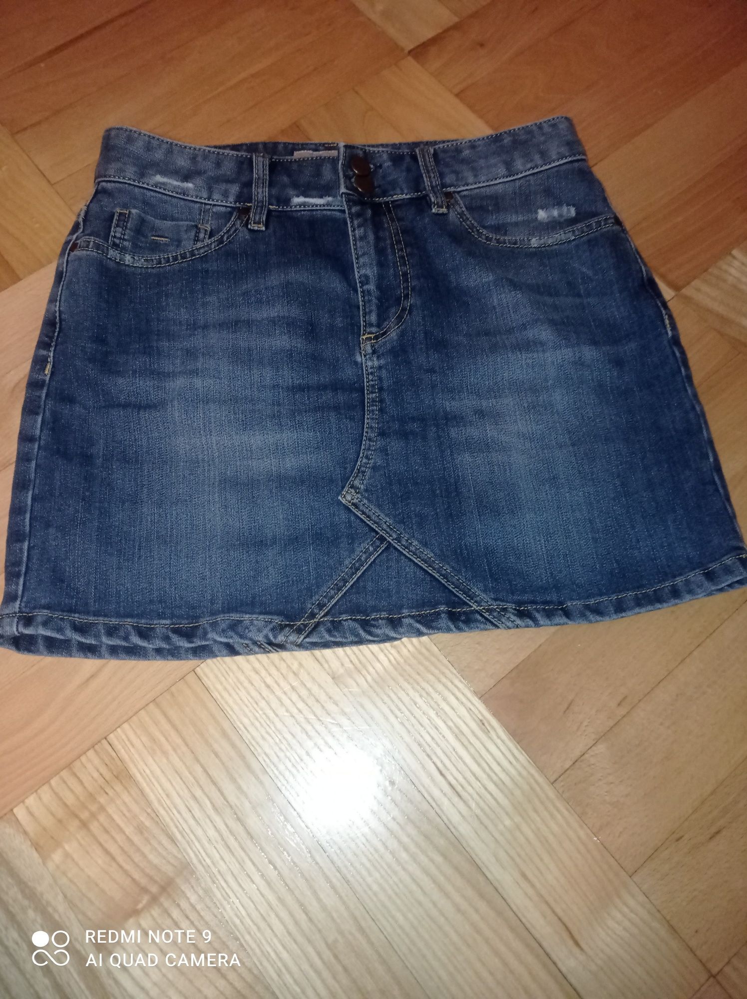 Modna spódniczka dżinsowa, mini jeans