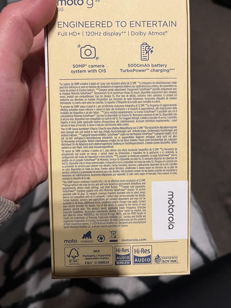 Motorola g55, 5G