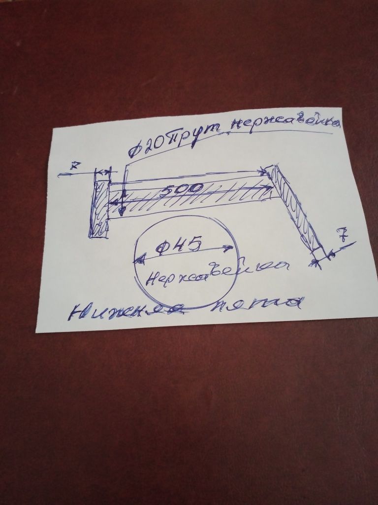 Лапа сапожника нержавейка