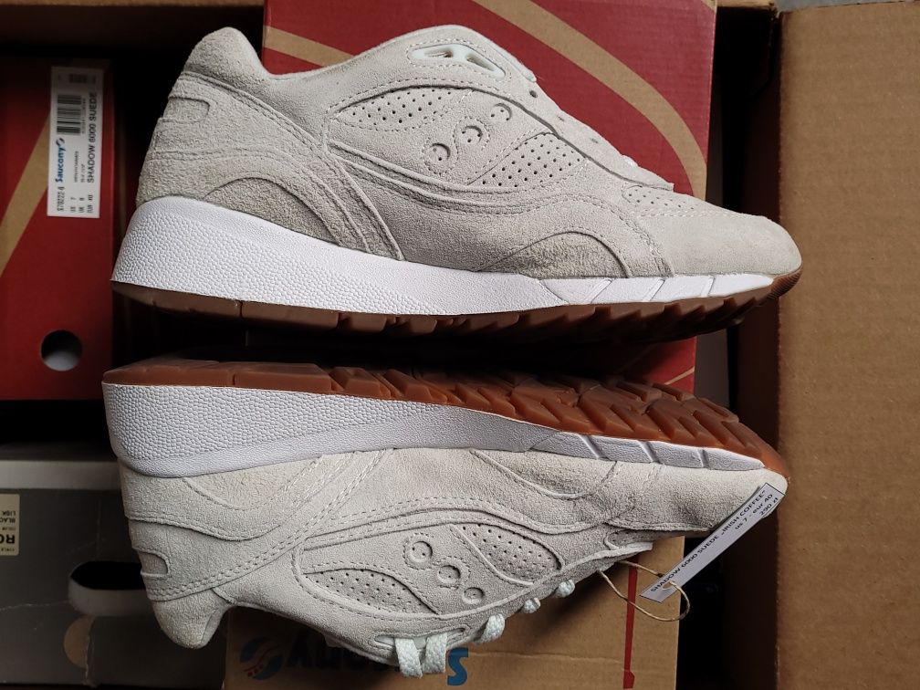 Saucony Shadow 6000 Suede Irish Coffee Creme US 7