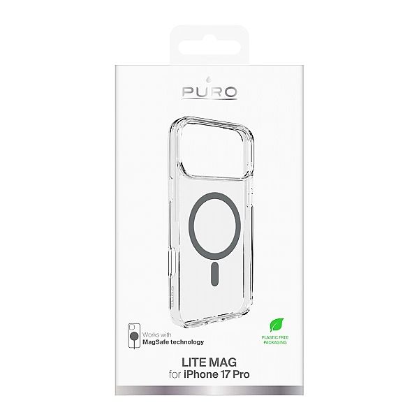 Etui Puro Lite Mag TPU+PC kompatybilne z MagSafe na iPhone 17 Pro - pr